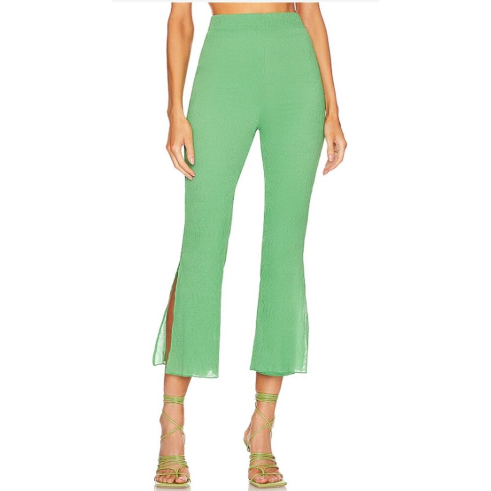 Camila Coelho 'Linez' Green Pants Size M